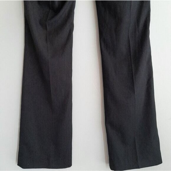 H&M Straight Dress Pants B&W Pin Stripe Sz 6 - Picture 8 of 10